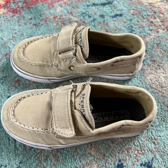 Sperry Top Sider Tan Boat Shoes 9.5M - Picture 4 of 5